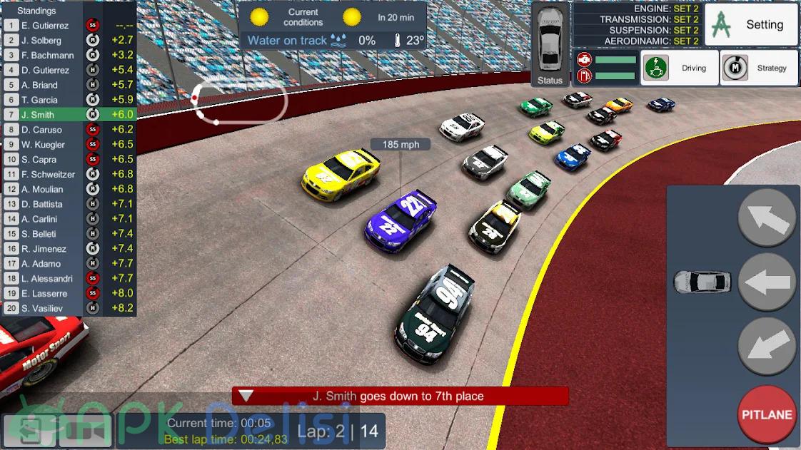 American Speedway Manager v1.2 MOD APK — PARA HİLELİ 1