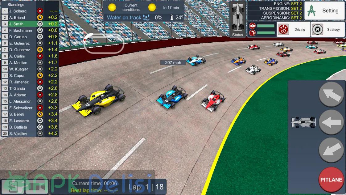 American Speedway Manager v1.2 MOD APK — PARA HİLELİ 2