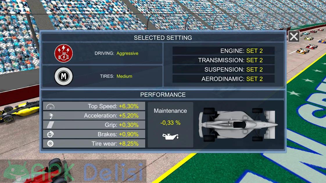 American Speedway Manager v1.2 MOD APK — PARA HİLELİ 7