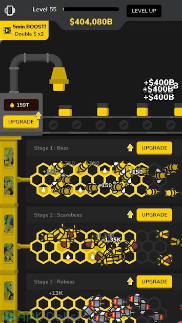 Bee Factory v1.30.6 MOD APK — PARA HİLELİ 3
