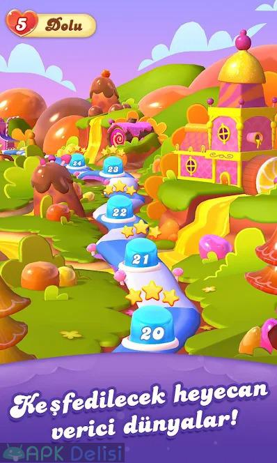 Candy Crush Friends Saga v1.88.4 MOD APK – UNLIMITED HEALTH & MOVES CHEAT 4