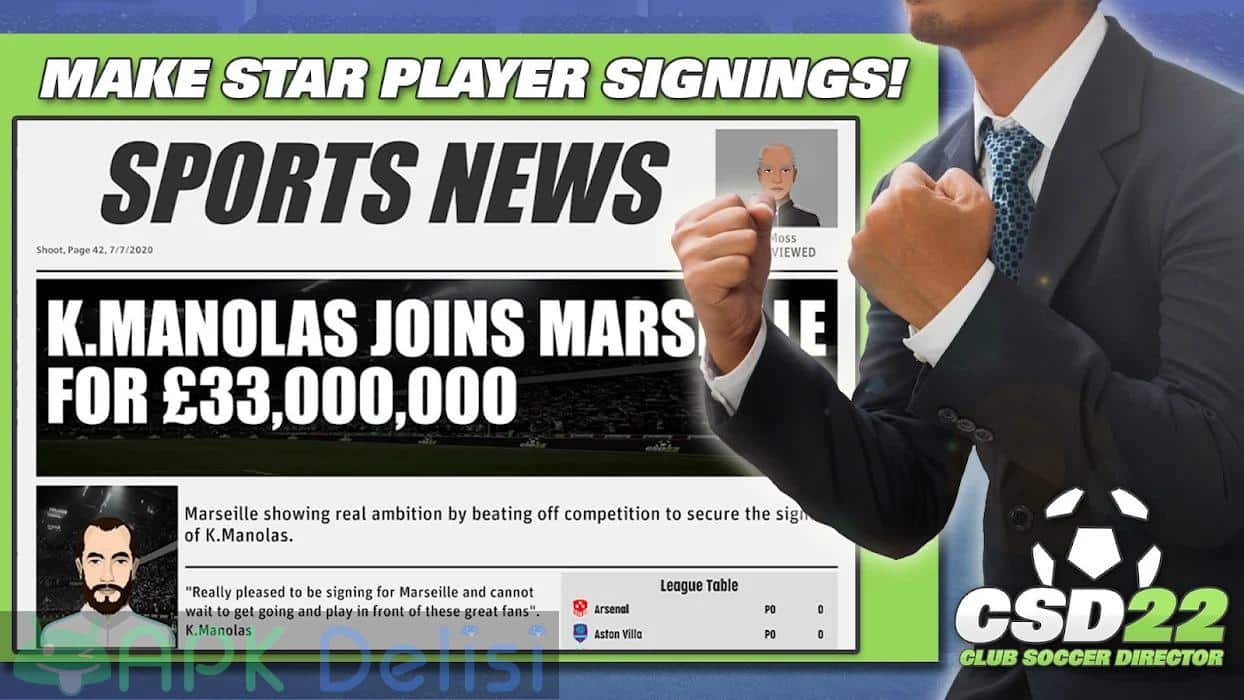 Club Soccer Director 2022 v2.0.2 MOD APK — PARA HİLELİ 5
