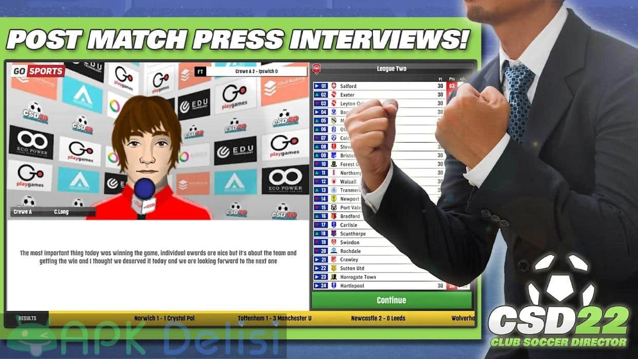 Club Soccer Director 2022 v2.0.2 MOD APK — PARA HİLELİ 7