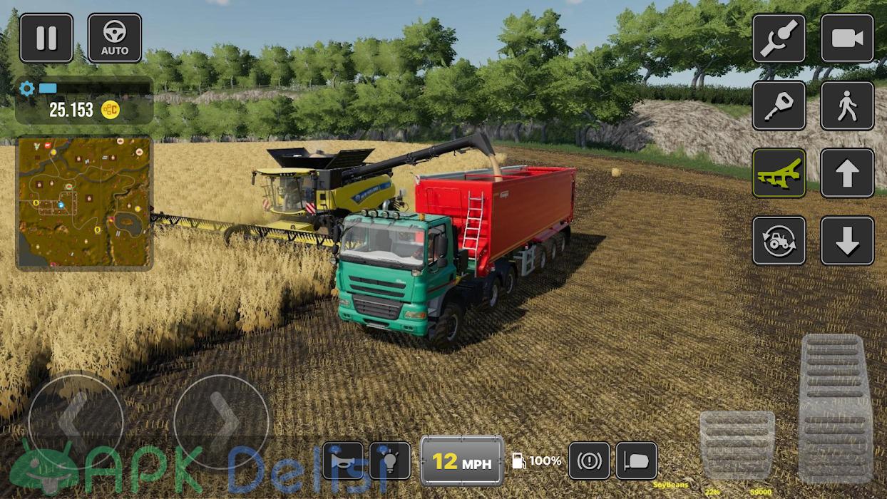 Farmer Simulator Tractor 2022 v1.2 MOD APK — ALIŞVERİŞ HİLELİ 2