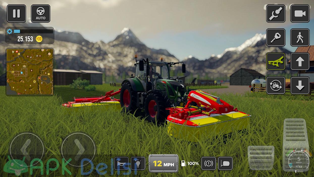 Farmer Simulator Tractor 2022 v1.2 MOD APK — ALIŞVERİŞ HİLELİ 3