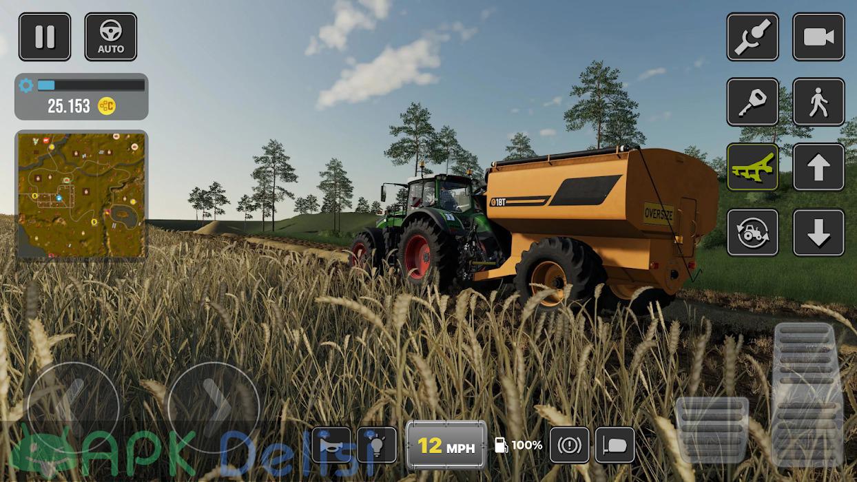 Farmer Simulator Tractor 2022 v1.2 MOD APK — ALIŞVERİŞ HİLELİ 4