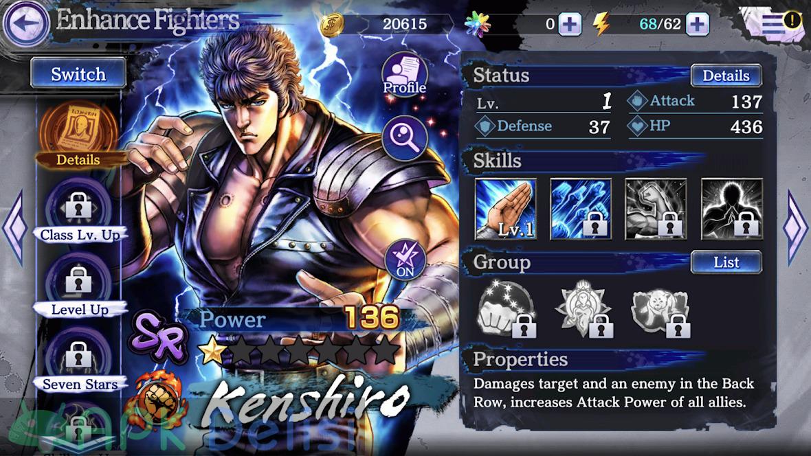 FIST OF THE NORTH STAR v3.7.1 MOD APK — MENÜ HİLELİ 7