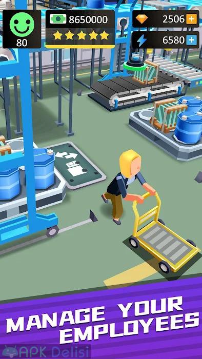 Frenzy Production Manager v0.39 MOD APK — PARA HİLELİ 1
