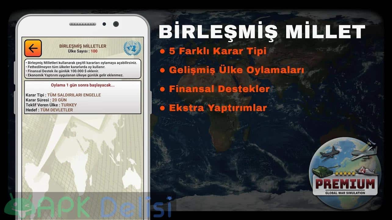 Global War Simulation PREMİUM v27 FULL APK — Strateji Savaş Oyunu 4