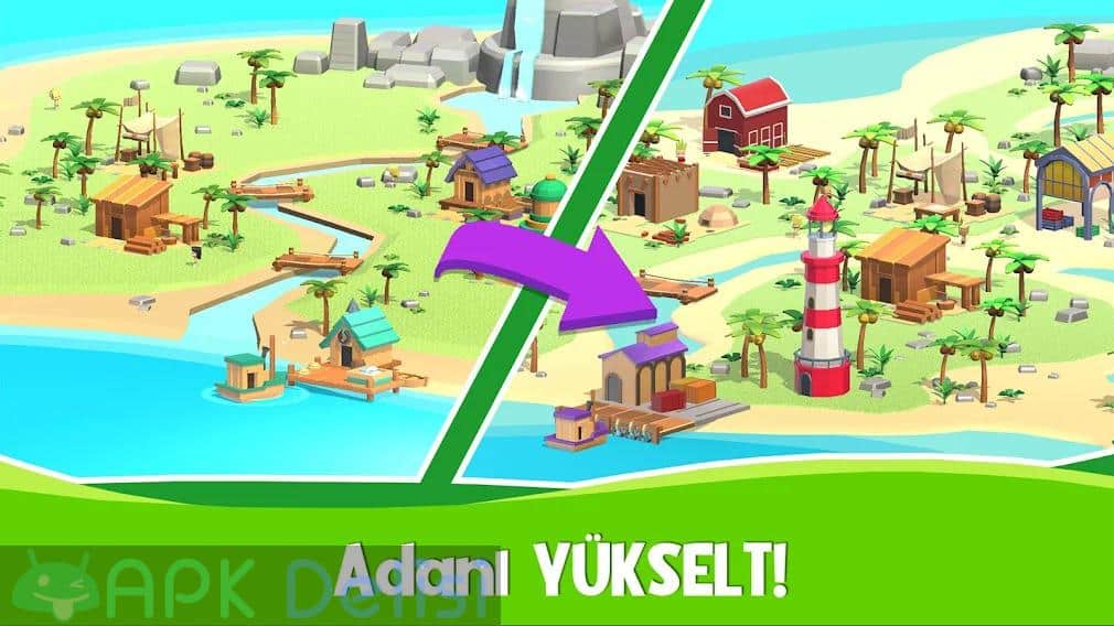 Idle Island Ark v2.0.0 MOD APK (KAYNAK / ELMAS HİLELİ) 2