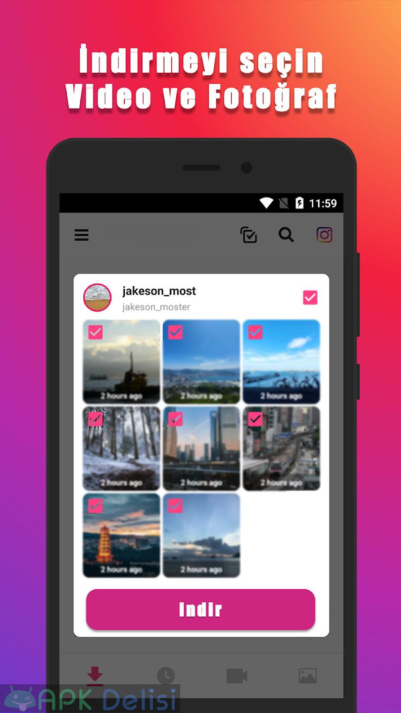 InsMate Pro v2.4.0b MOD APK — İNSTAGRAM VİDEO İNDİR 2