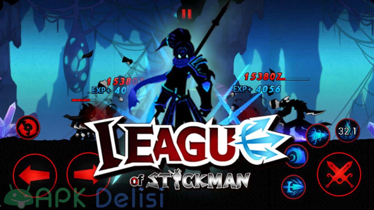 League of Stickman Free v6.1.6 MOD APK — PARA HİLELİ 4