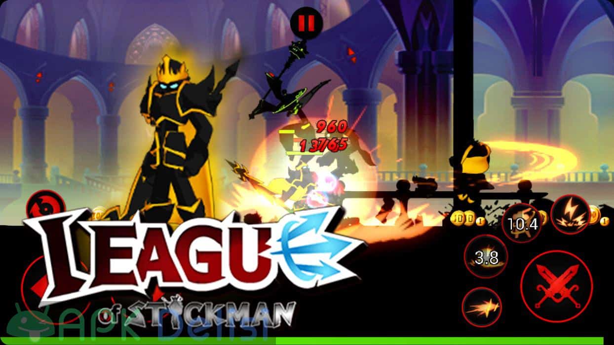 League of Stickman Free v6.1.6 MOD APK — PARA HİLELİ 5