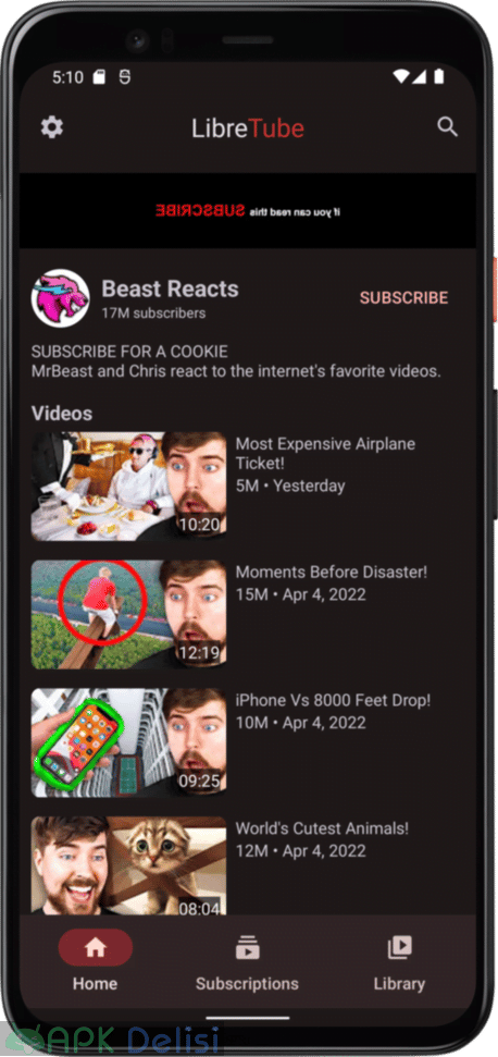 Libre Tube v0.3.2 MOD APK — YOUTUBE MÜZİK VE VİDEO İNDİRME 1