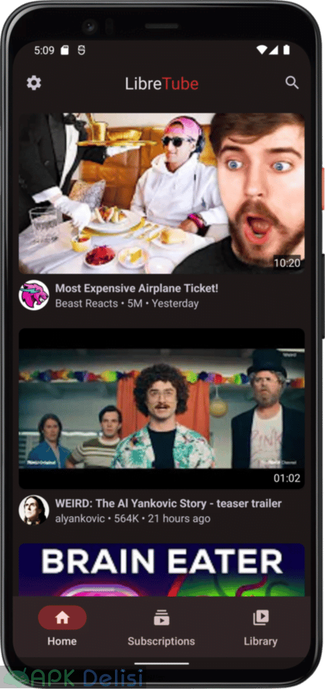 Libre Tube v0.3.2 MOD APK — YOUTUBE MÜZİK VE VİDEO İNDİRME 2