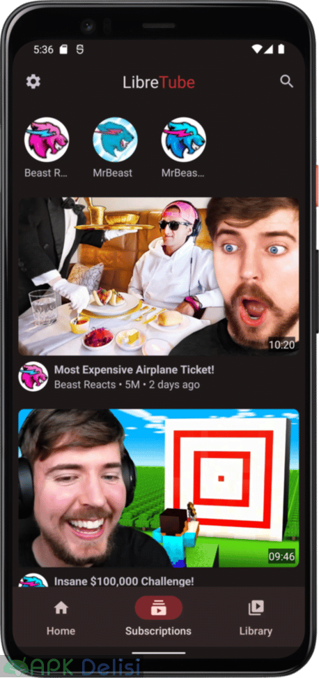 Libre Tube v0.3.2 MOD APK — YOUTUBE MÜZİK VE VİDEO İNDİRME 3