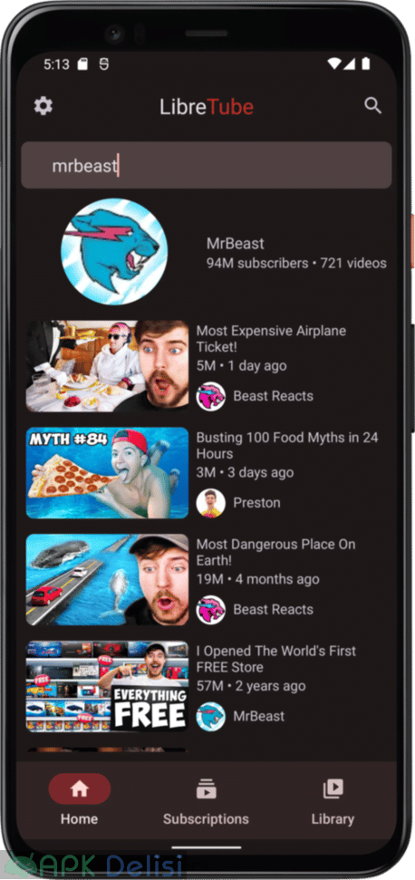 Libre Tube v0.3.2 MOD APK — YOUTUBE MÜZİK VE VİDEO İNDİRME 4