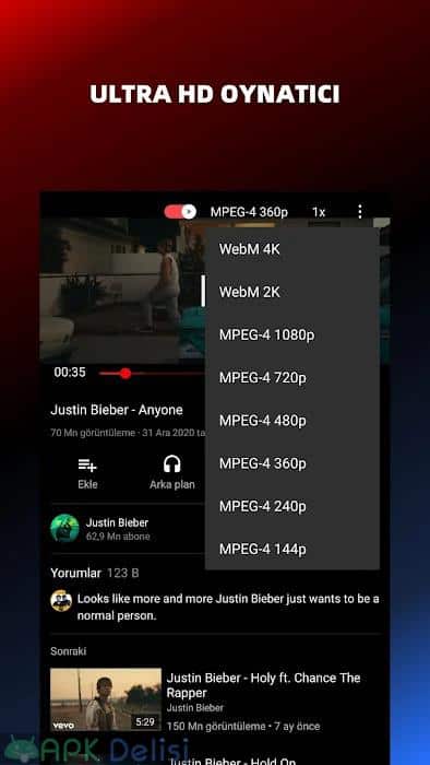 Pure Tuber v3.5.0.001 PREMİUM APK — REKLAMSIZ + ARKAPLAN + İNDİRME 4