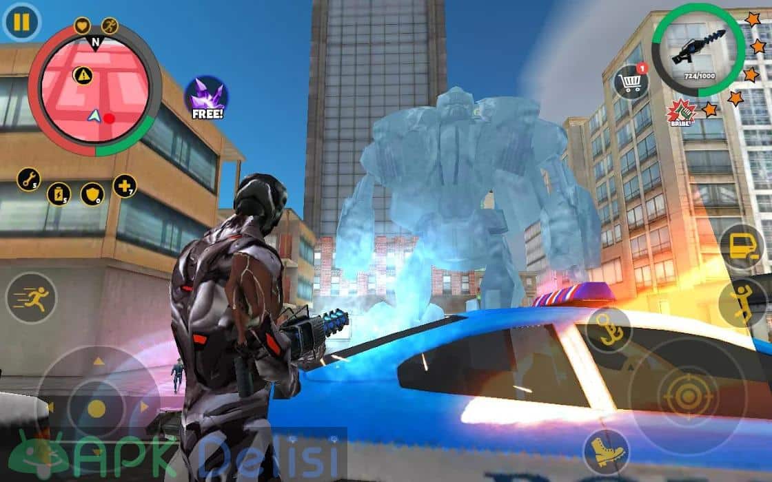 Rope Hero 3 v2.4.4 MOD APK — PARA HİLELİ 2