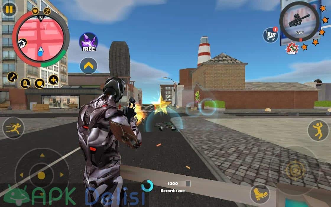 Rope Hero 3 v2.4.4 MOD APK — PARA HİLELİ 3
