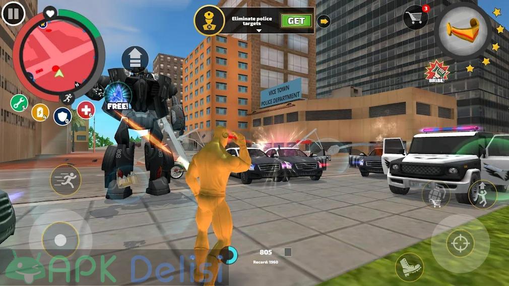 Rope Hero Vice Town v6.3.4 MOD APK — SINIRSIZ PARA HİLELİ 5