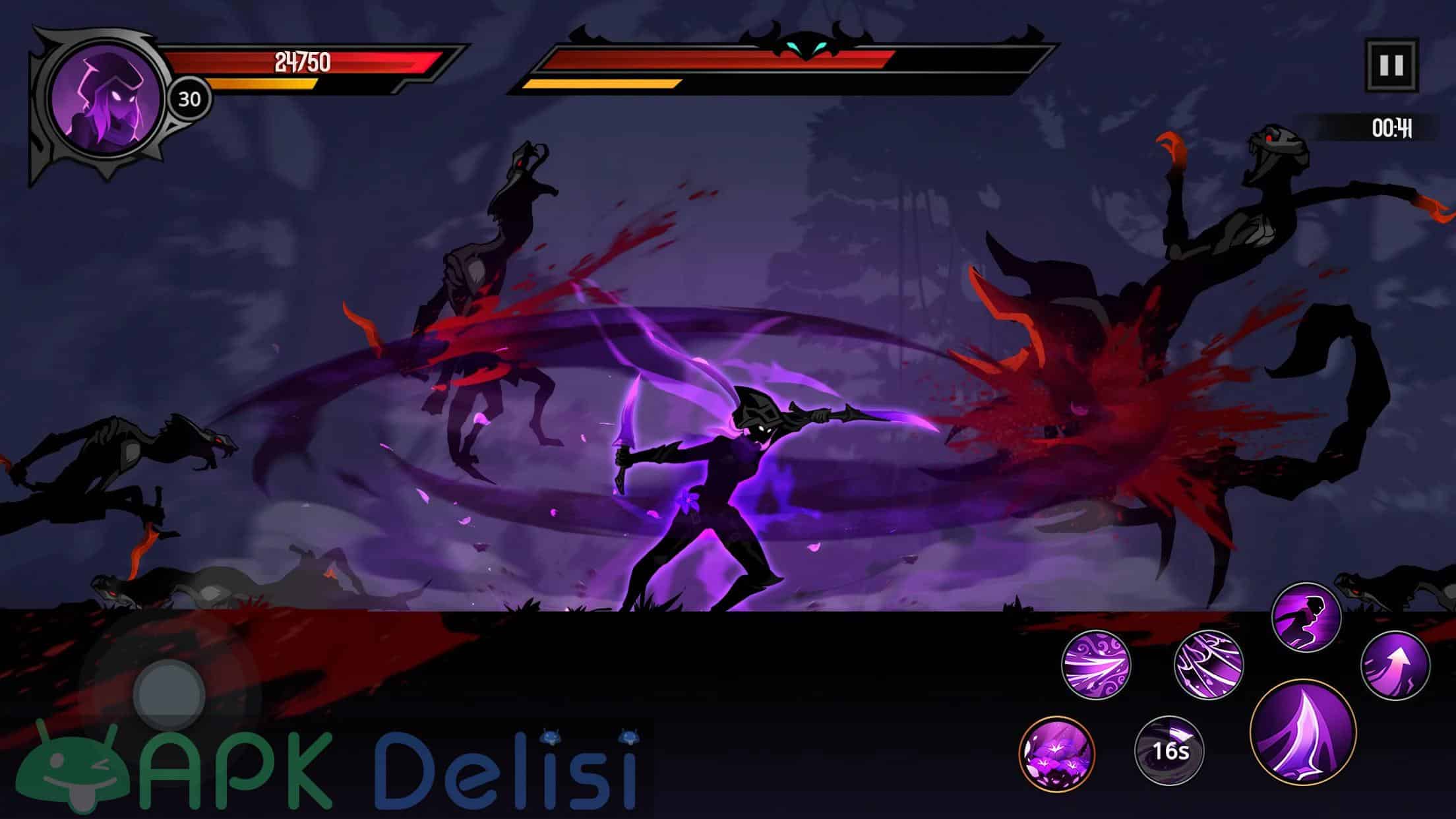 Shadow Knight Gölge Ninja v1.24.55 MOD APK — ÖLÜMSÜZLÜK HİLELİ 3