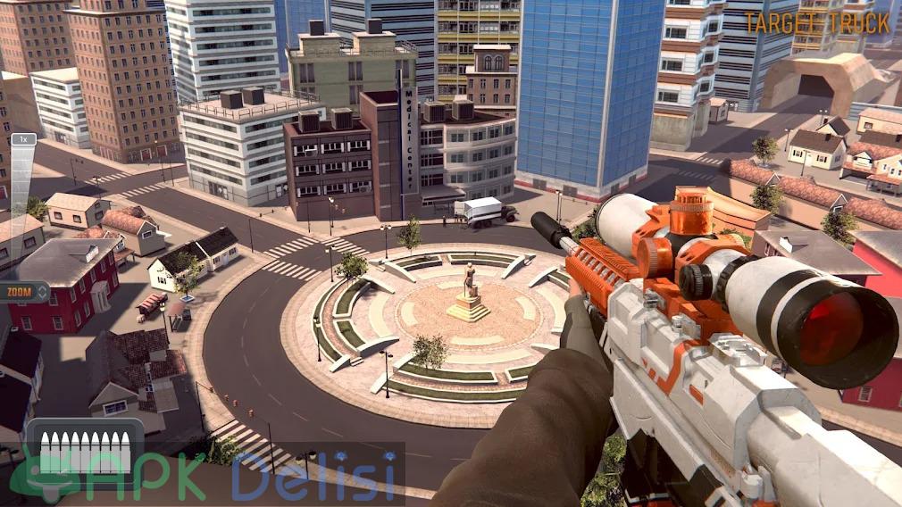 Sniper 3D v4.19.1 MOD APK — SINIRSIZ PARA HİLELİ 2