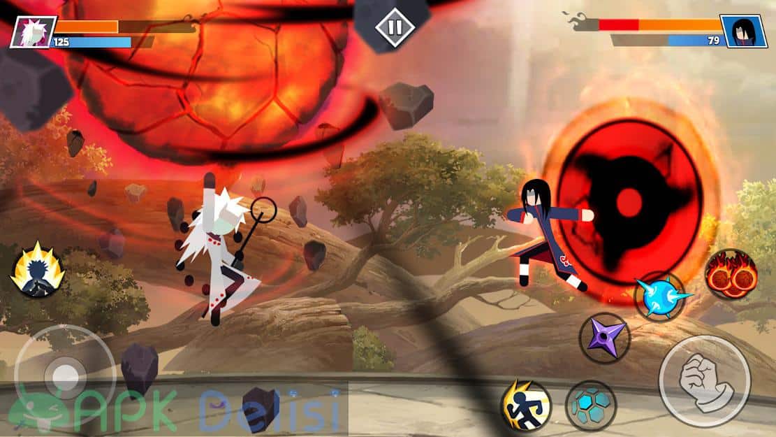 Stickman Shinobi Ninja Fighting v2.9 MOD APK — SINIRSIZ PARA HİLELİ 3