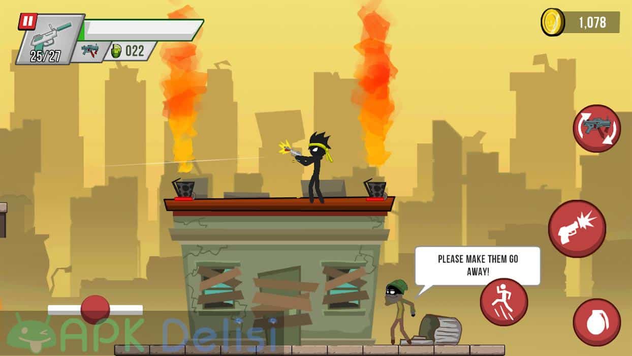 Stickman vs Zombies v1.5.10 MOD APK — ALIŞVERİŞ HİLELİ 6