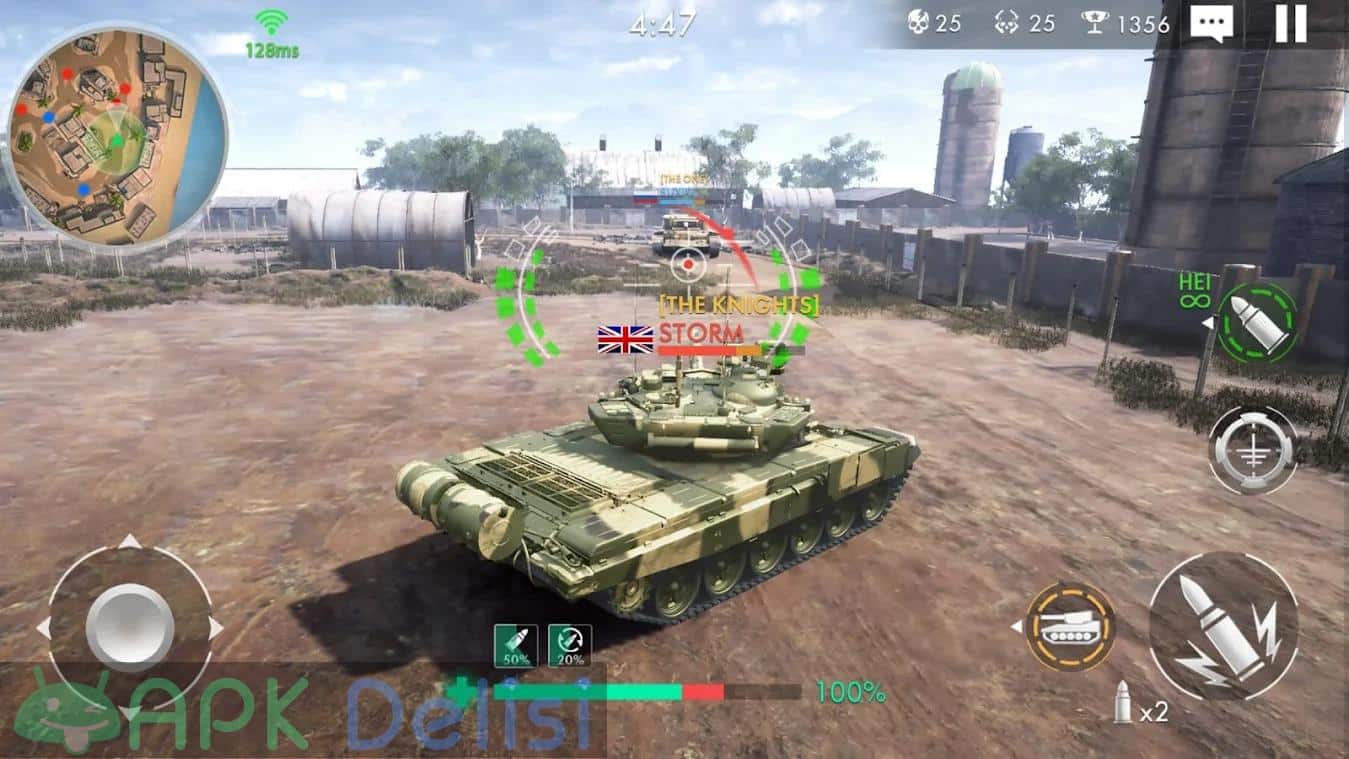 Tank Warfare v1.0.55 MOD APK — RADAR HİLELİ 2