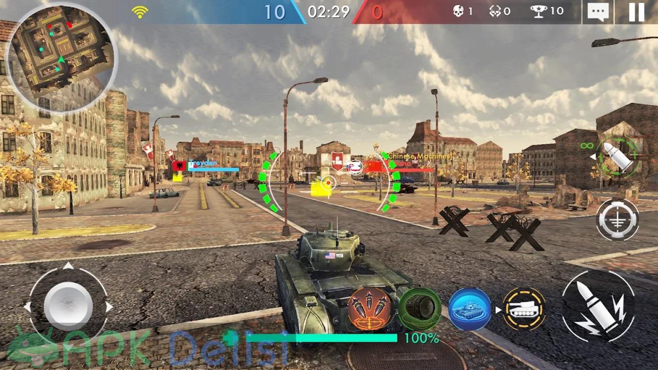 Tank Warfare v1.0.75 MOD APK — RADAR HİLELİ 7