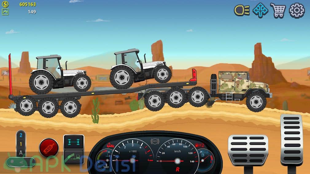 Trucker Real Wheels Simulator v4.1.0 MOD APK — PARA HİLELİ 2