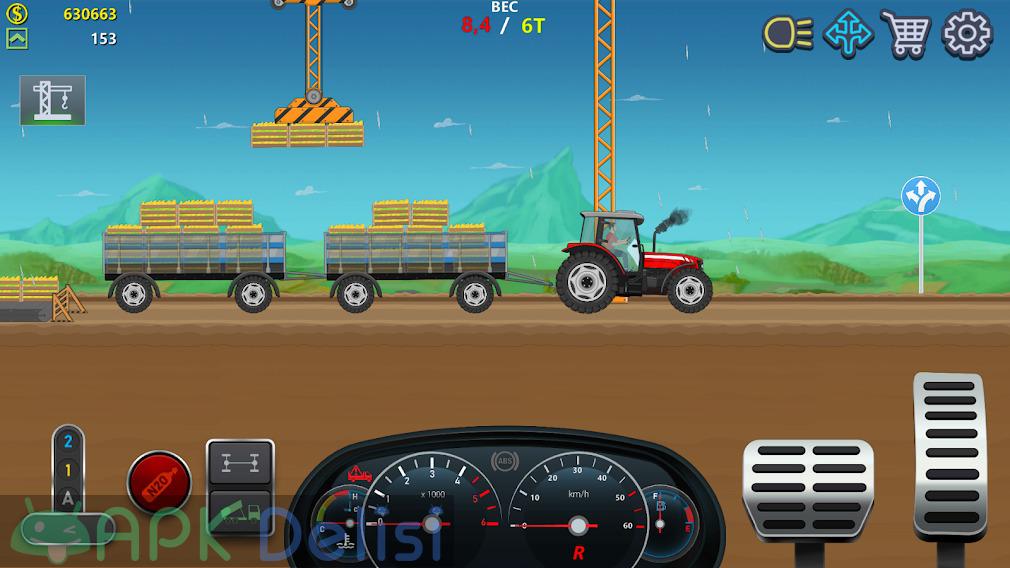 Trucker Real Wheels Simulator v4.1.0 MOD APK — PARA HİLELİ 5