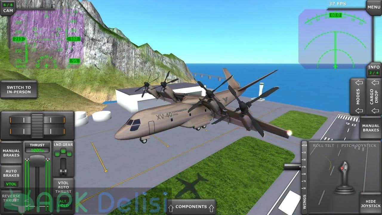 Turboprop Flight Simulator 3D v1.28.1 MOD APK — PARA HİLELİ 4
