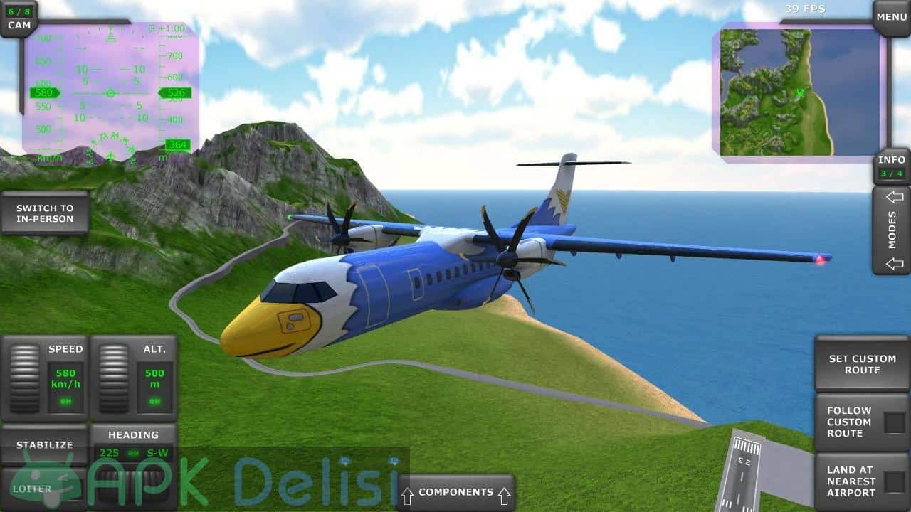 Turboprop Flight Simulator 3D v1.28.1 MOD APK — PARA HİLELİ 7