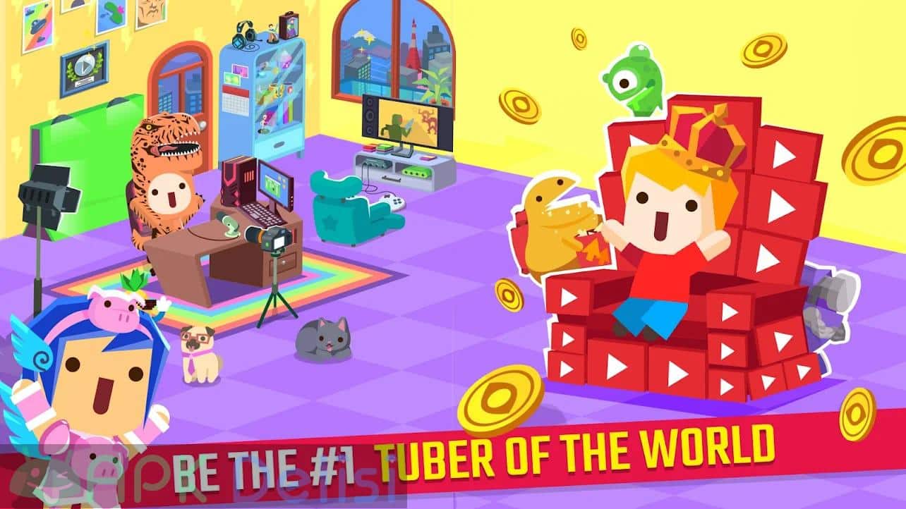 Vlogger Go Viral: Streamer Tuber Life Simulator v2.42.8 MOD APK — SINIRSIZ ELMAS HİLELİ 8