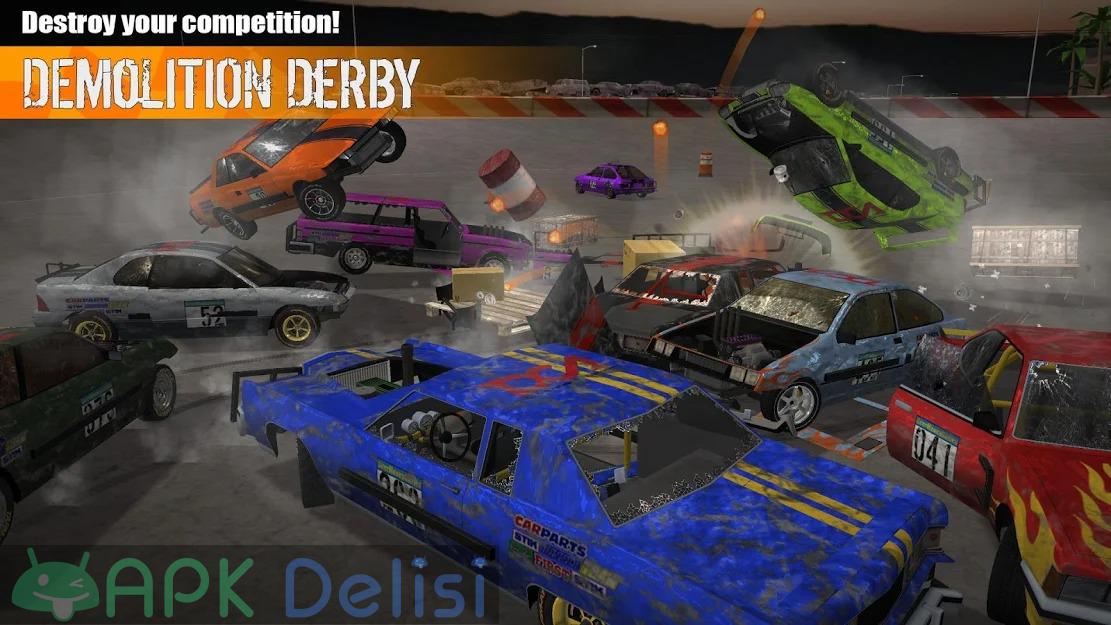 Demolition Derby 3 v1.1.011 MOD APK — PARA HİLELİ 2