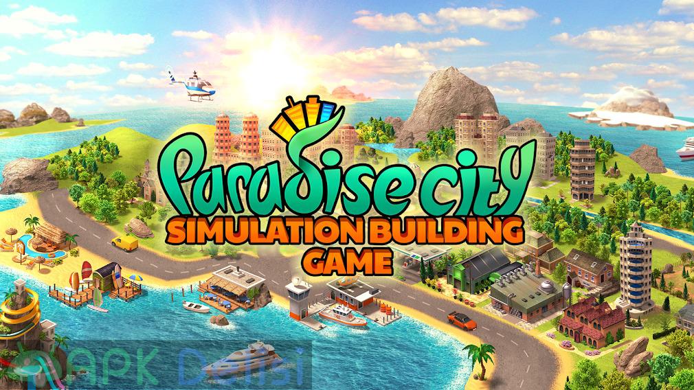 paradise city island sim town mod apk para hileli apkdelisi.net 0