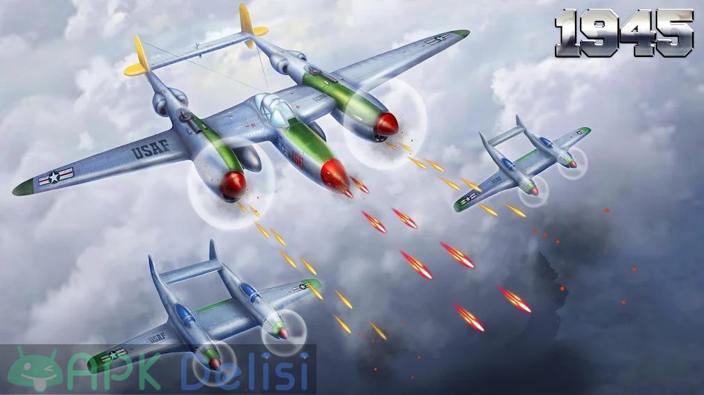 1945 Air Force v12.48 MOD APK — ÖLÜMSÜZLÜK HİLELİ 8