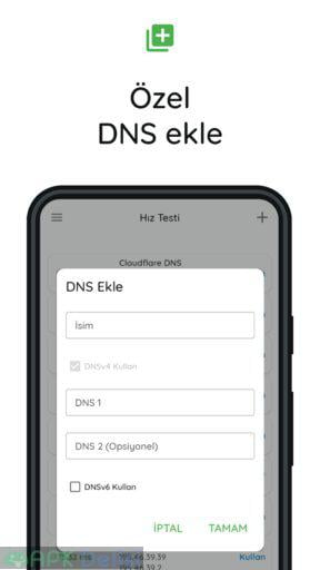 DNS Değiştirici v1310r PRO APK — ROOTSUZ DNS Mobil, WiFi 5