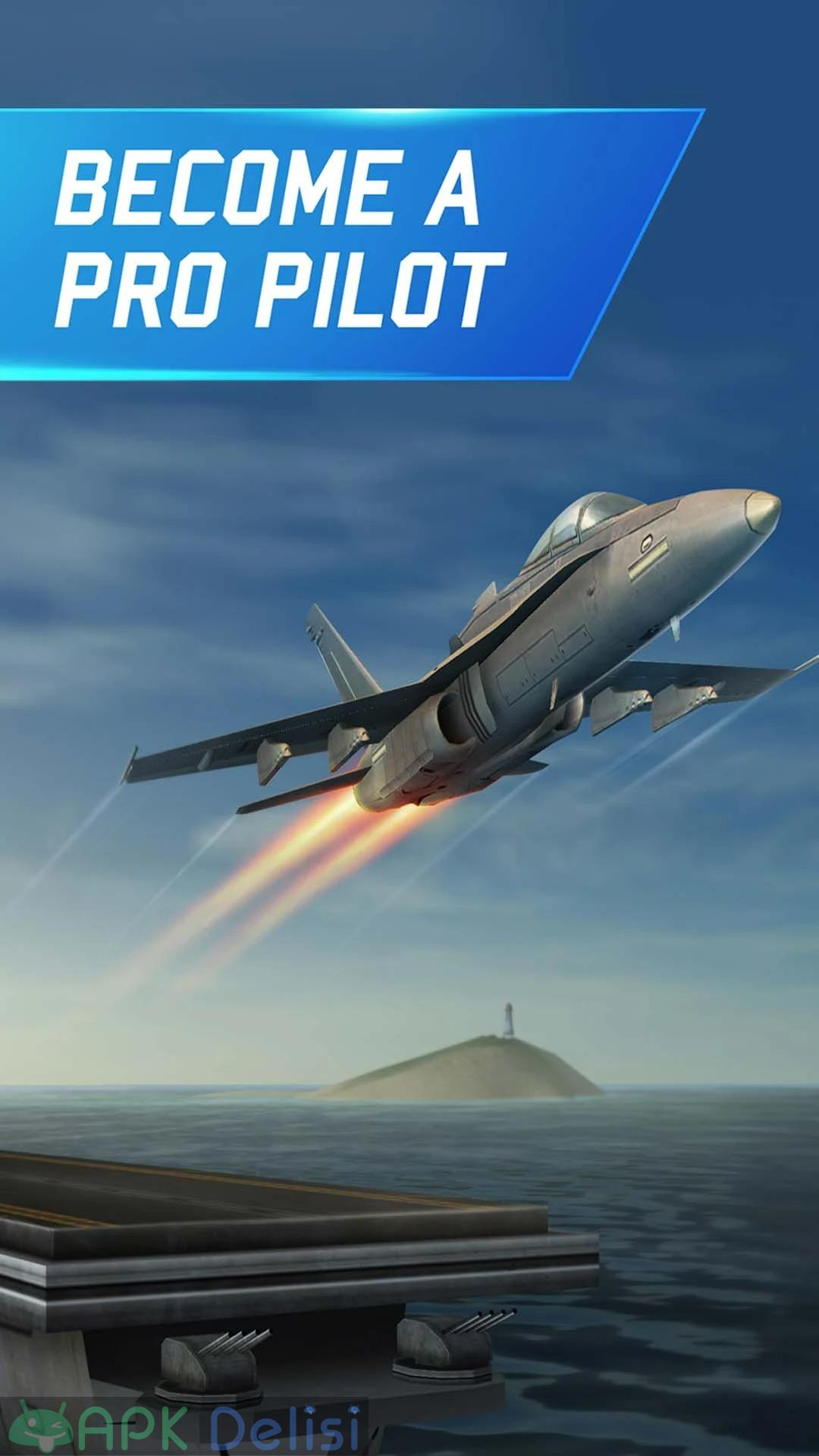 Savaş Pilotu Simülatörü 3B v2.10.6 MOD APK — PARA HİLELİ 4