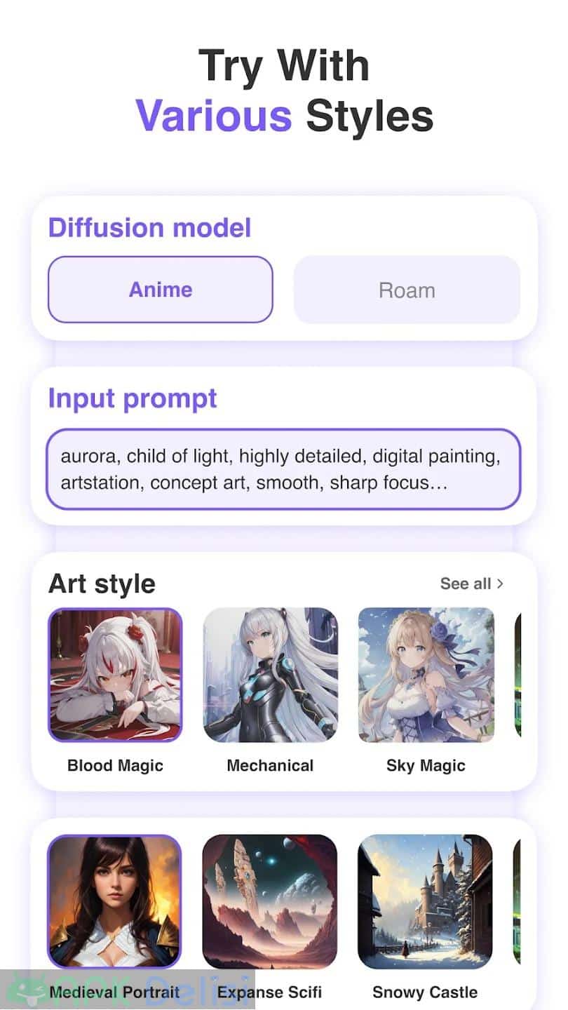 Fantasy AI Art Generator – Anime Art v3.3.7 PRO APK — PRO ÖZELLİKLER AKTİFTİR 4
