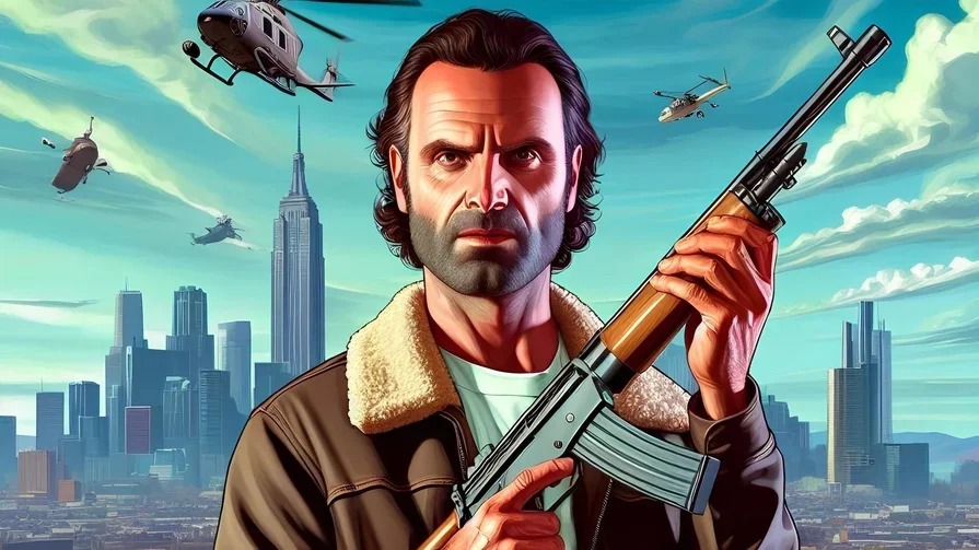 Yapay zeka The Walking Dead karakterini Grand Theft Auto 5'in kahramanı yaptı 0