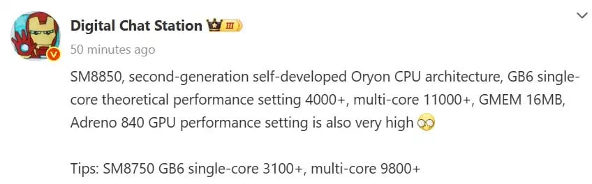 Snapdragon 8 Elite 2 Performance Revealed in Benchmarks