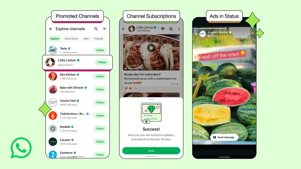 WhatsApp has officially confirmed the launch of paid subscriptions and advertising in the messenger