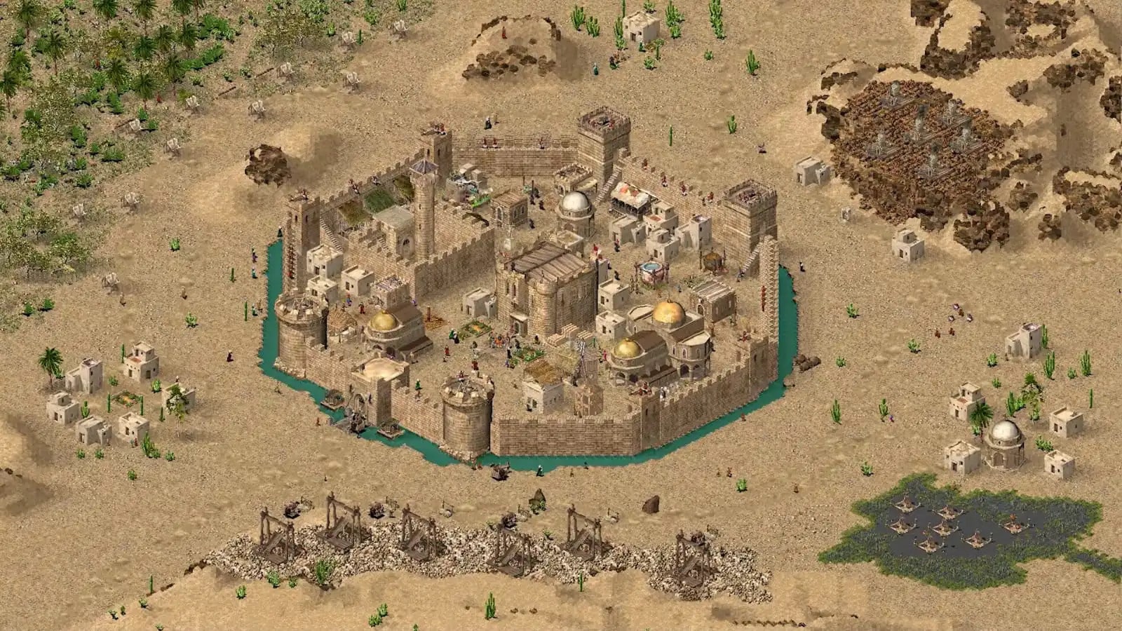 The updated edition of the Stronghold Crusader strategy game has been released with improvements and a discount