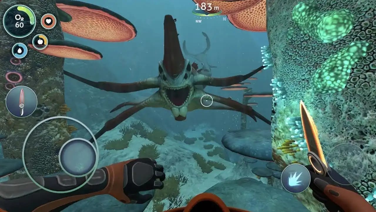 Subnautica is officially out on mobile devices