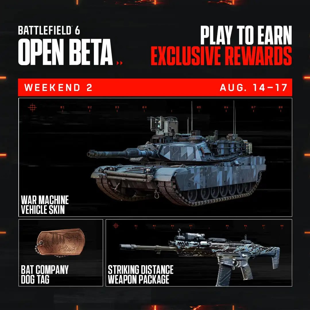 The second phase of the Battlefield 6 open beta is available to all players