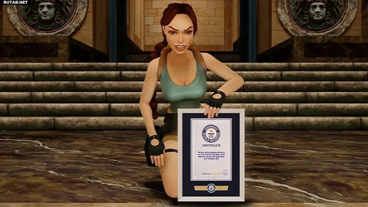 دخلت لارا كروفت كتاب غينيس للأرقام القياسية: كسر رقمين قياسيين عالميين - صورة مرئية مميزة