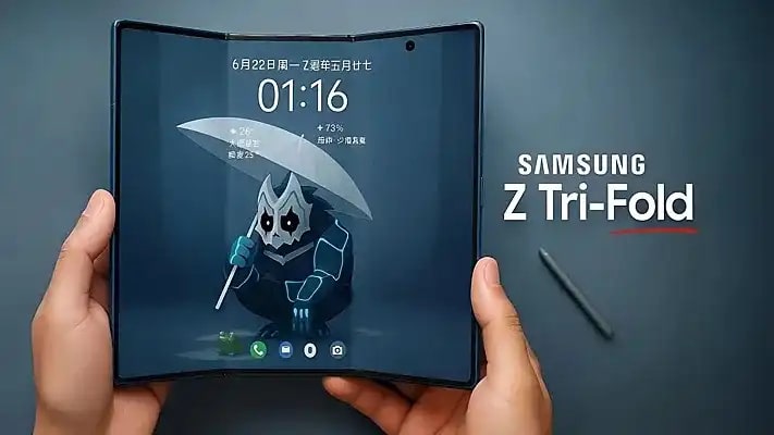 Samsung Üçlü Katlanabilir Telefon: Sızdırılan Video ve Bilinen Tüm Detaylar - Öne çıkan görsel